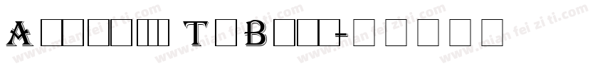 Algeria Th Bold字体转换